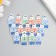 Buttons wood for creativity 2 punctures "Bear in vest" set 16 pcs 1.6x3.5 cm