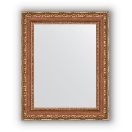 Mirror in the baguette frame - bronze beads on a tree 60 mm, 41 x 51 cm, evoForm
