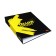 Folder on 2 rings A5 "Vrive with a brush", hard cover, glossy lamination