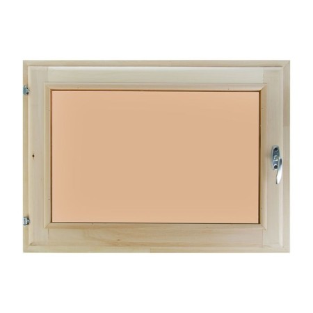 Window, 50 × 70cm, double glass, tinted, from linden