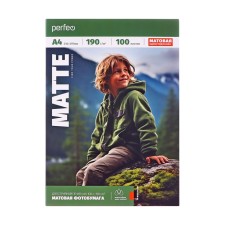 Photo paper A4 d/jet print 100l, 190g/m2, one -sided, matte Perfeo