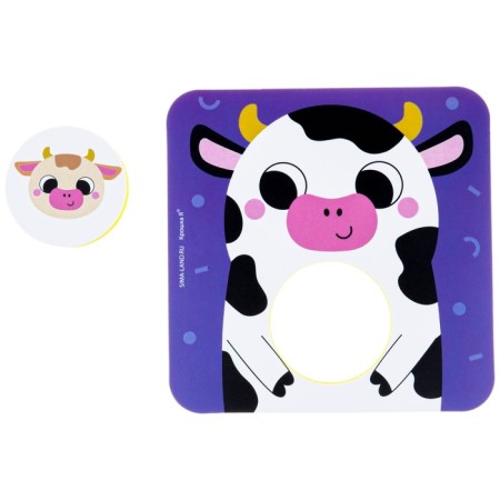 Soft puzzle for kids “Who whose baby is?”, 8 puzzles, crush me-7