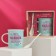 Mug "Grandmother" with a spoon and stand, 300 ml