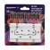 Loop overhead gHILUR 100x75 2BB W, blister, 2.5 mm Matte white color 2 pcs