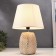 Table lamp 16444/1wt E14 40W white-gold 22x22x34 cm Risalux
