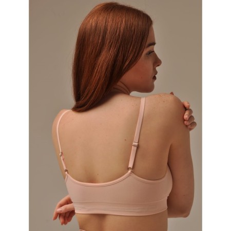 Top female with cup, size l, Powder color-1