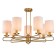 Lamp on the rod 7x40W E14, size 74x74x53 cm