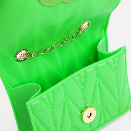 Bag Messenger Baby on the magnet, green color-2