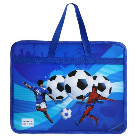 Folder with pens plastic A4, 37 x 22 x 5 cm "Football"-1