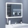 Mirror Uperwood Tanos, 80x80 cm, LED backlight, sensory switch, anti -recovery