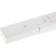 Power connector for the busbar, straight, artline, plastic/copper, white, 59755 5, ritter