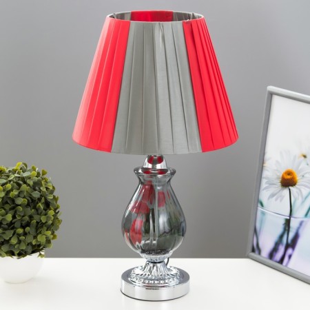 Bulbed lamp 16686/1 E27 40W chrome 29x29x50 cm Risalux