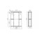 Mirror Bathroom Cabinet Iceberg Norm 2-50, Left