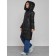 Coat insulated winter female, size 50, black color