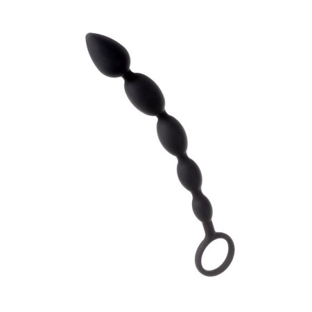 Toyfa A-Toys anal chain, silicone, black color, 27.6 cm-1