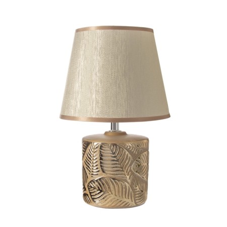 Table lamp with lampshade Risalux "Theodore", E14, 40 W, gold, 20 × 20 × 30.5 cm-7