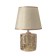 Table lamp with lampshade Risalux "Theodore", E14, 40 W, gold, 20 × 20 × 30.5 cm