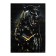 Carty clock wall interior "black panther in motion", silent, 50 x 70 cm