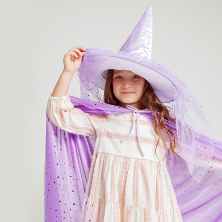 Carnival set "Fashionable Witcher": hat, cloak, hairpins 3 pcs.-5