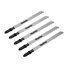 A set of makita finish d-72718 jigsaws, wood, 100x1.2x9 tpi, 5 pcs.
