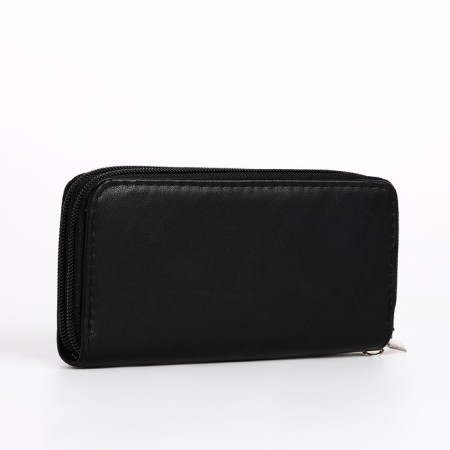 Women's wallet with lightning, black color-1