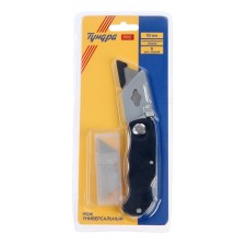 A universal folding tundra tundra, a trapezoidal blade + 5 spare, 18 mm
