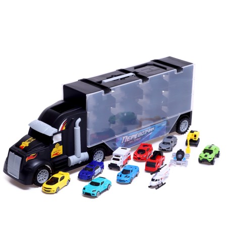 Truck "Carrier", included 10 cars and 2 helicopters-4