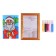 Stained Mini-Cartin "New Year! Santa Claus with a gift "