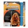 Kapon zonik set, collar 34-46 x 2 cm and leash 2 m, blue