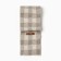 Mongol wool scarf beige-gray "chess", milk/gray color