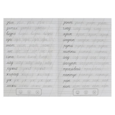 Records “Write words in italics”, Zhukova M.A.-1