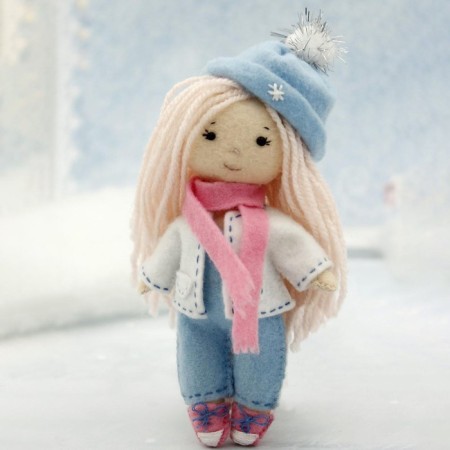 Set for creating a doll from the felt "Baby Sue" series "Girlfriends"