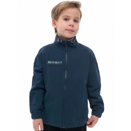 Sweatshirt for boys, height 110 cm, dark blue color-5