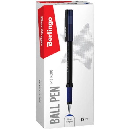 Ballic handle 0.4 mm, I-10 nero, blue ink-8