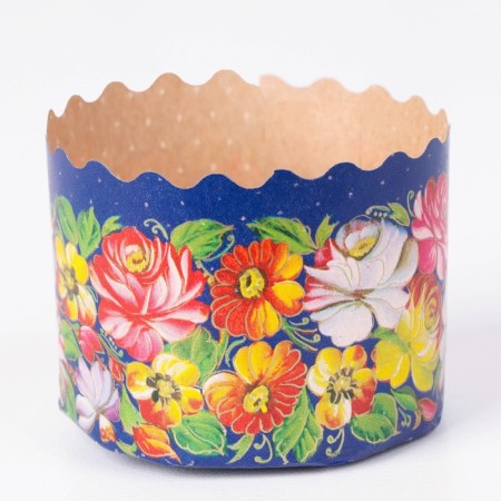 Paper form for the Easter cake "Zhostovo" 60 x 45 mm, (packaging 4000 pcs)-2