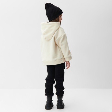 Children's pants minku, black color, height 98 cm-2