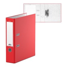 A4 registrar A4, 70mm Business, collected, red, plastic pocket, metal kant, cardboard 2mm, capacity of 450 sheets