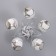 Buffy chandelier 5x40W E27 Chrome Model: 2751100