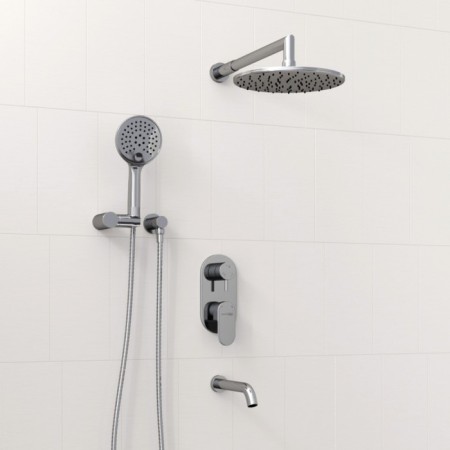 The shower system wasserkraft a175819, built -in, tropical shower, shower, chromium-1