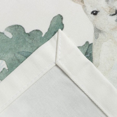 Set of New Year's napkins Ethel Forest Animals, 40x40cm - 4 pcs, cotton, sarzha-9