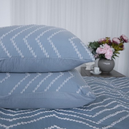 Bed linen 2 joint venture “wave”, size 220x240 cm, 175x215 cm, 50x70 cm - 2 pcs-2