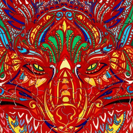 Figure puzzle "Fox", series "Funny toys"-2