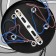 Versalya chandelier 5XE27 40W Black-chromium 60x60x26 cm Bayerlux