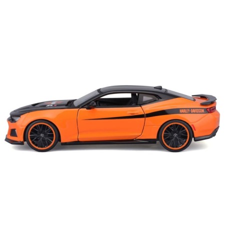 MASTO DIE-CAST Harley-Davidson 2017 Camaro ZL1, 1:24, Black-Orange color-6