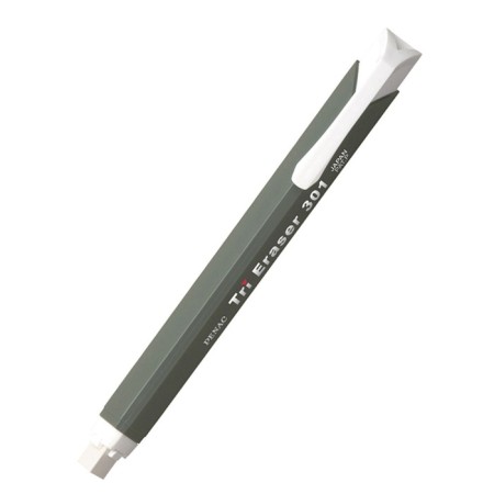 Lastik with the holder of Penac Tri Eraser, sliding, the gray case-2