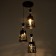 Bayerlux lamp "Kovalce" 3he27 40W black 33x33x35-120cm