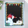 Decorative sticker "Bear with a gift" 30x38 cm