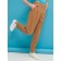 Pants for girls, height 140 cm, brown color