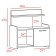 Bedside room amanda, 600x290x470, white