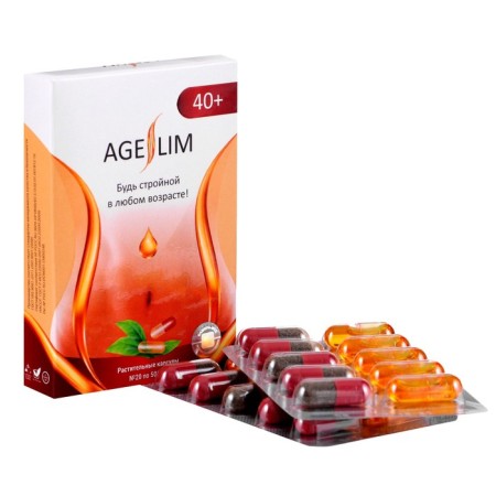 Blister for body weight control, Ageslim 40+, No. 20*500 mg